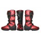 Botas cross country em azul ou vermelho