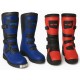 Botas cross country em azul ou vermelho