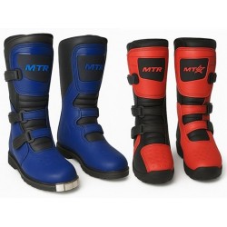 Botas cross country em azul ou vermelho