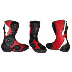 Botas supermotard vermelhas