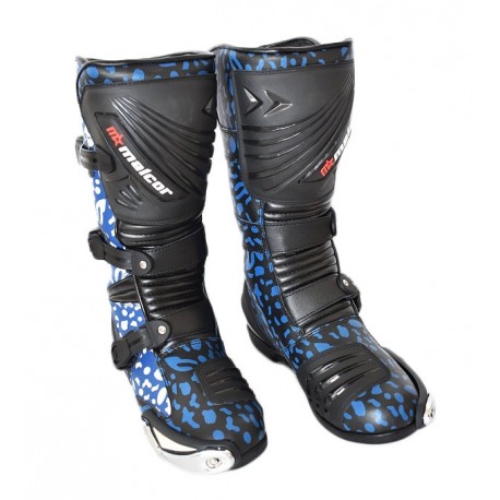 Botas supermotard Azul