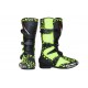 Botas supermotard fluorescentes